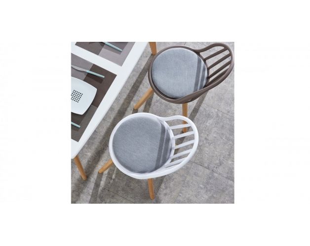 ბარის სკამი პლასტიკური საზურგით, ბალიშით ბარის სკამი პლასტიკური საზურგით, ნაჭრის ბალიშით, ხის ფეხით, ლურჯი/ნაცრისფერი ბალიში, BX-XH-8328/dark blue-66014/dark grey, BX-316111
