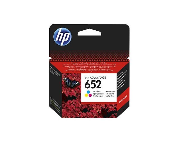 კარტრიჯი HP 652 Tri-color Original Ink Advantage Cartridge