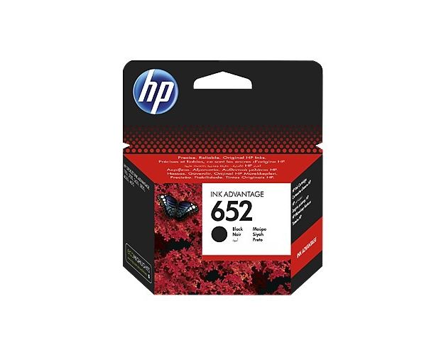 კარტრიჯი HP 652 Black Original Ink Advantage Cartridge