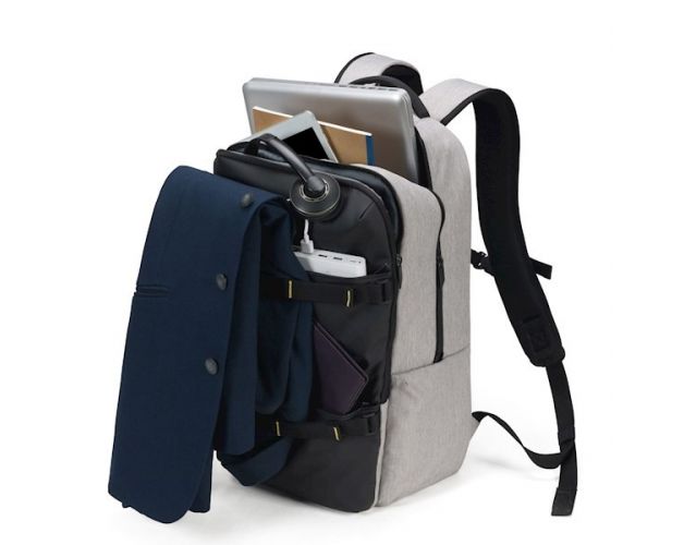 ნოუთბუქის ჩანთა Dicota D31766, 15.6", Backpack, Gray