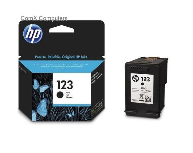 კარტრიჯი HP 123 Black Original Ink Cartridge (F6V17AE)