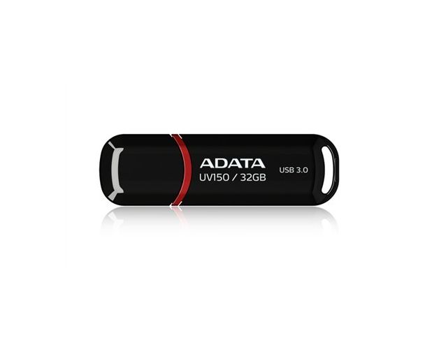 ფლეშ მეხსერება ADATA UV150 32 GB, USB 3.0, Black (AUV150-32G-RBK)