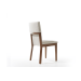 სკამი CALVINO, ნაჭრის ზედაპირით, კრემისფერი, Pala 2/yol Walnut, DW-928808