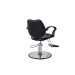 სალონის სკამი ტყავის ზედაპირით შავი, UT-C033, UT-911516